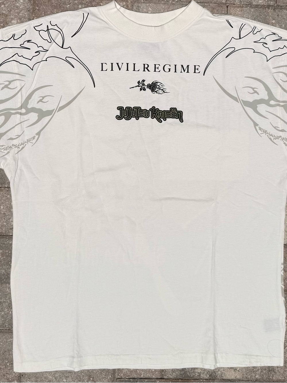 Civil Regime x Crunchyroll Jujutsu Kaisen Nobara Graphic T-Shirt White Size M